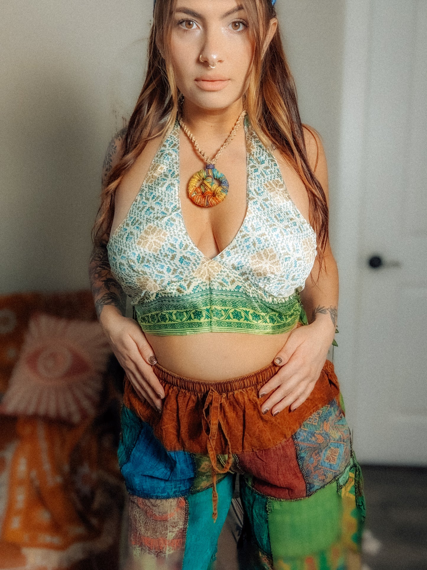 "Put It In Reverse" Reversible Silk Tie Top