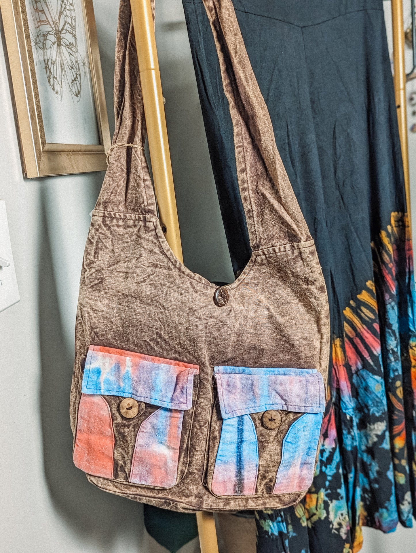 "Cotton Candy" Tie Dye Pocket Bag