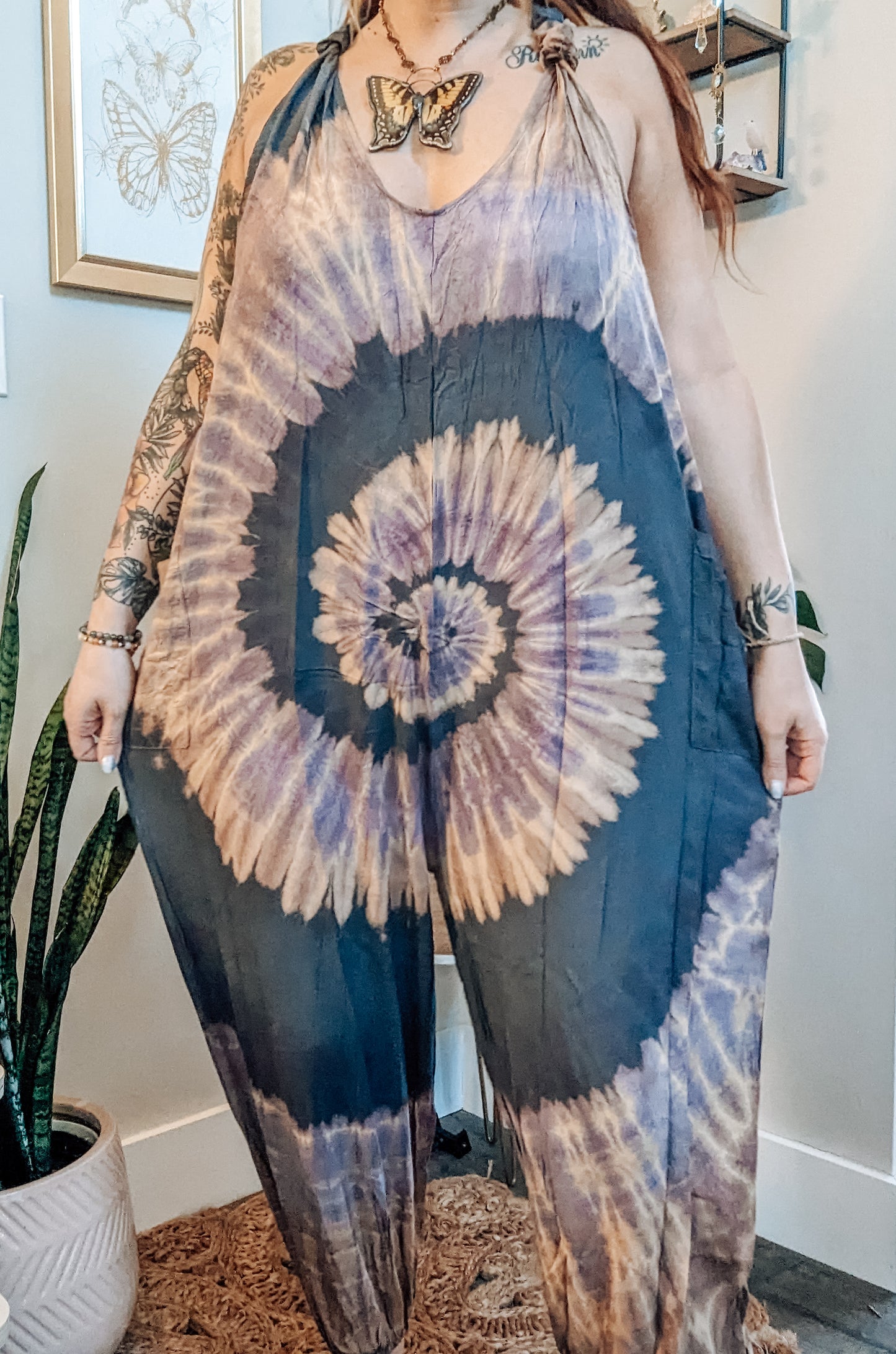 "Spiraling" Tie Dye Jumpsuit