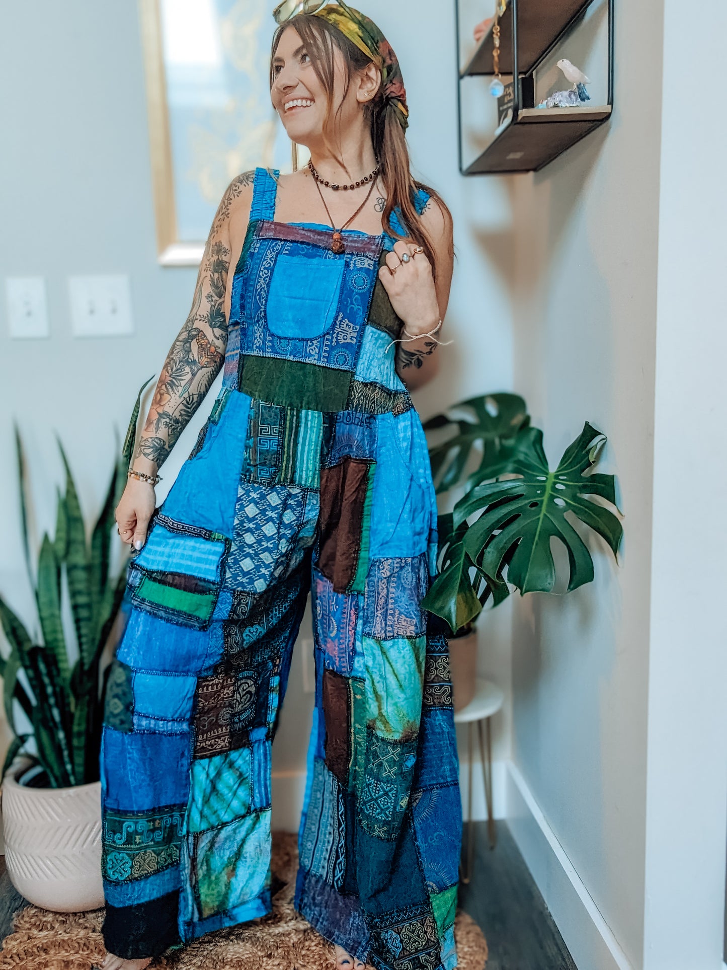 "Pretty In Patchwork" Jumpsuit