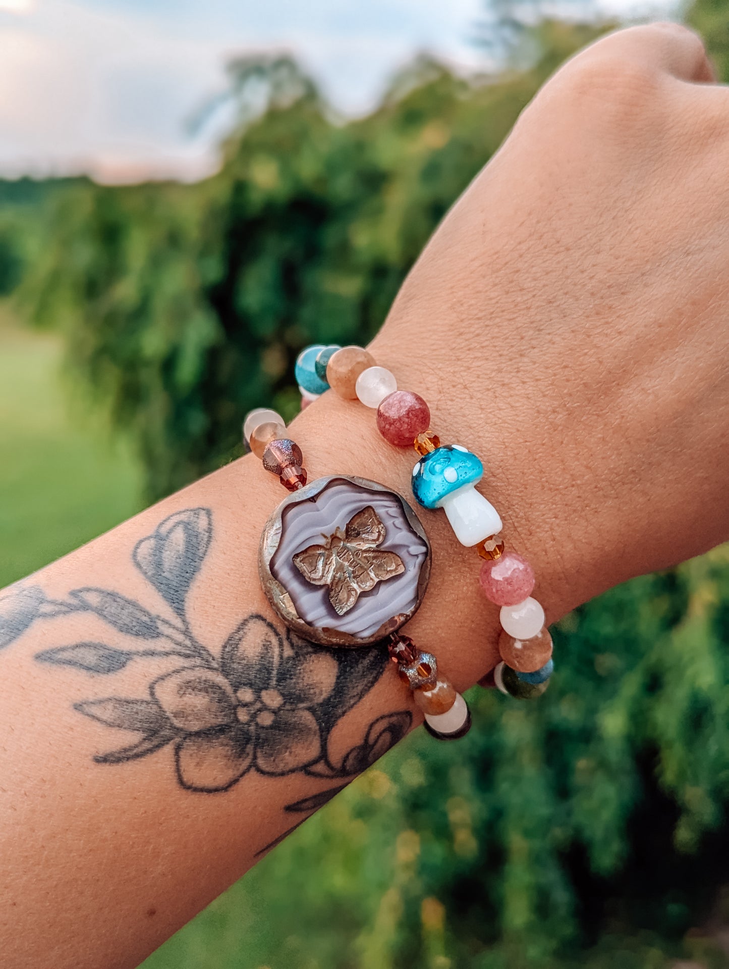 Butterfly Mushie Bracelet Stack