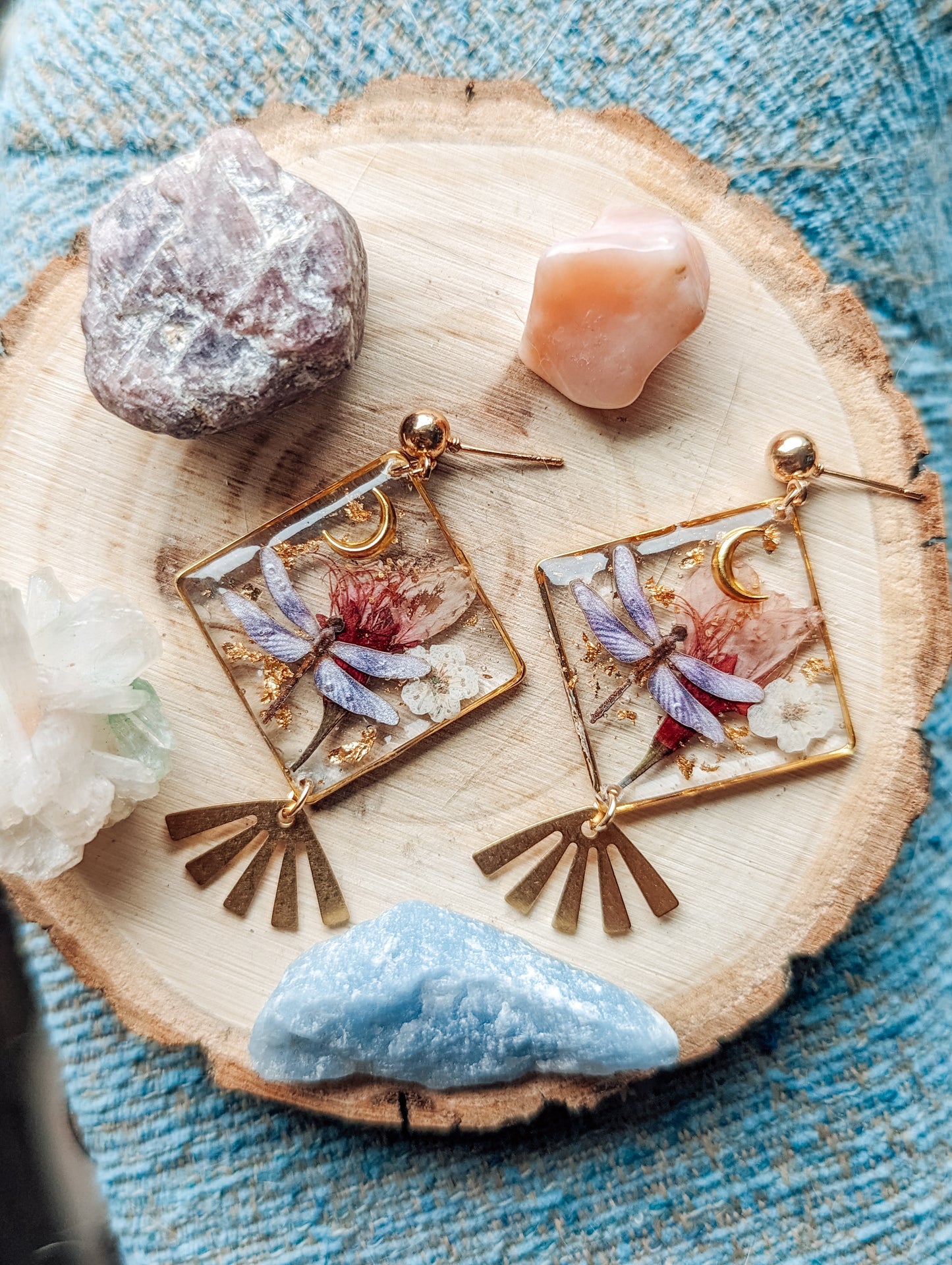 "When Dragons Fly" Dangle Earrings