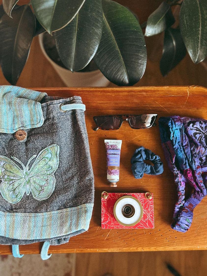 "Feeling Blue" Small Butterfly Backpack