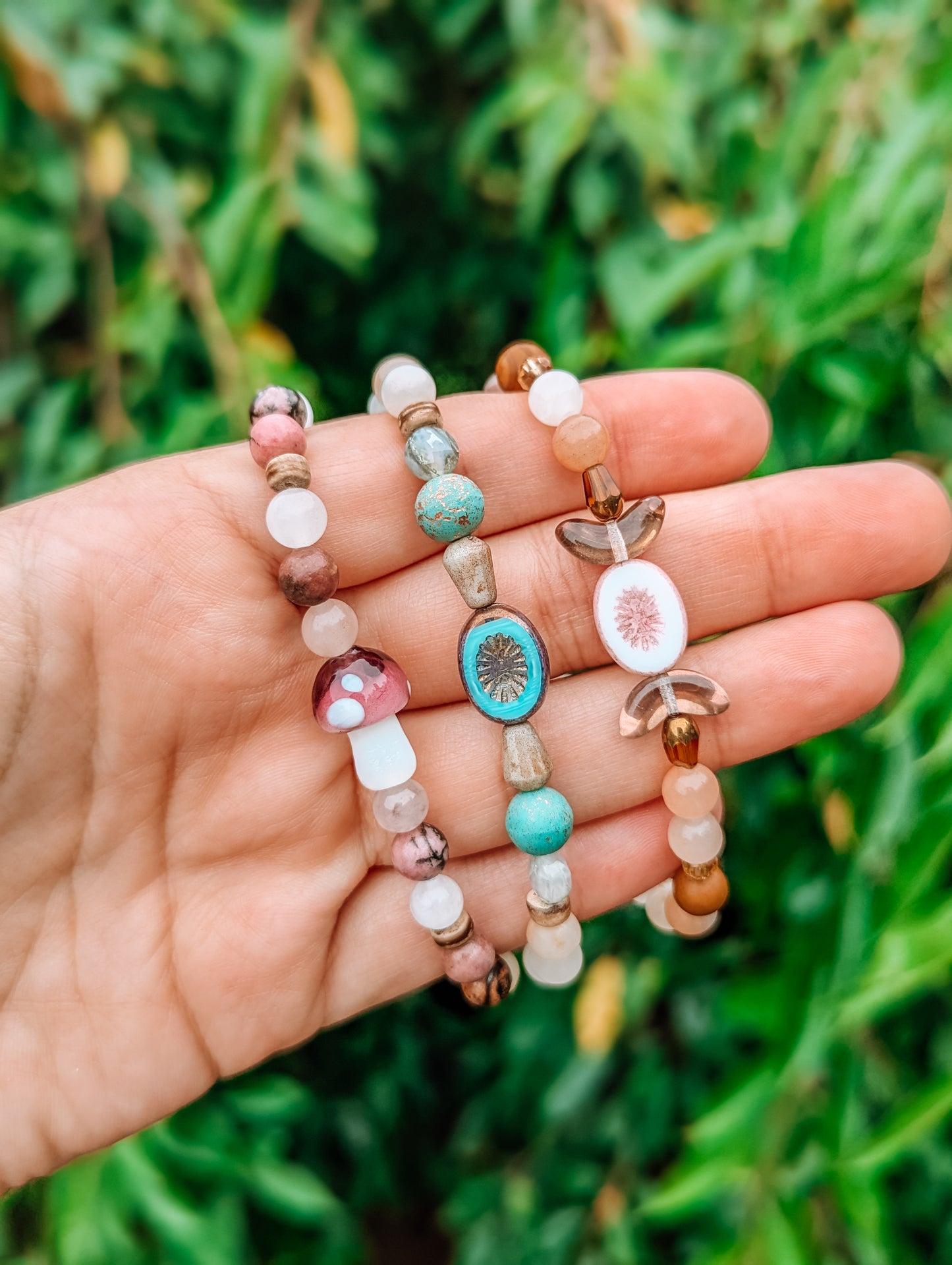 Lavender Mushie Bracelet