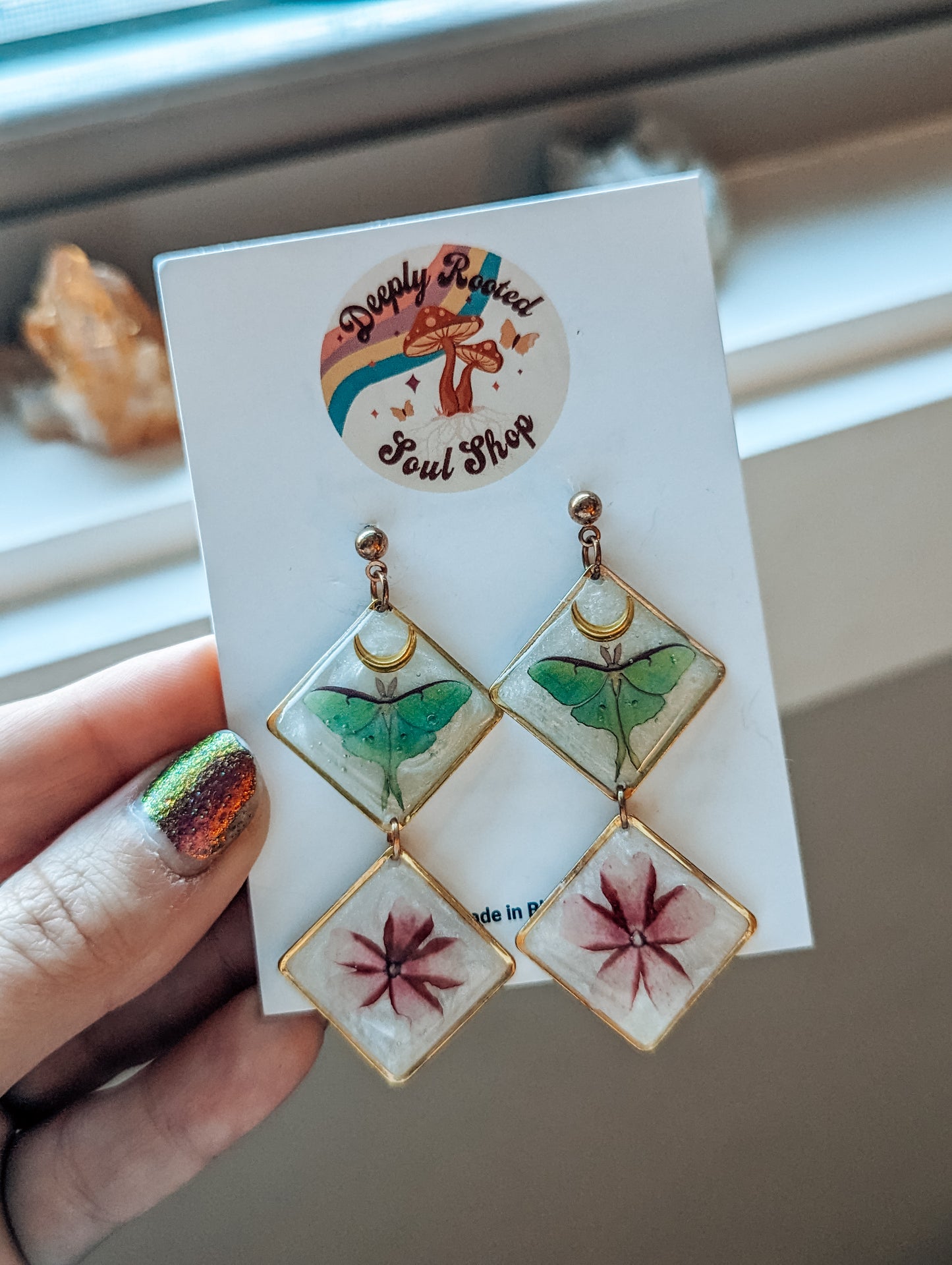 "Luna" Dangle Earrings